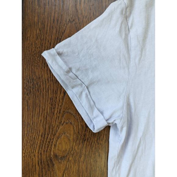 Frame V Neck Rolled Sleeve Short Sleeve M - Picture 5 of 6